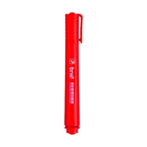MARCADOR PERMANENTE RECARREGÁVEL VERMELHO BRW