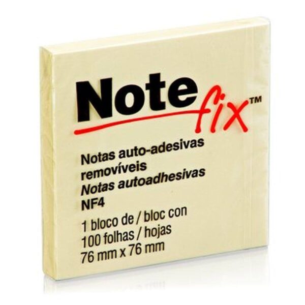 POST IT BLOCO ADESIVO AMARELO 100 FOLHAS GRANDE