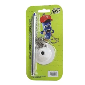 CANETA DE BALCÃO FIXA COM CORRENTE