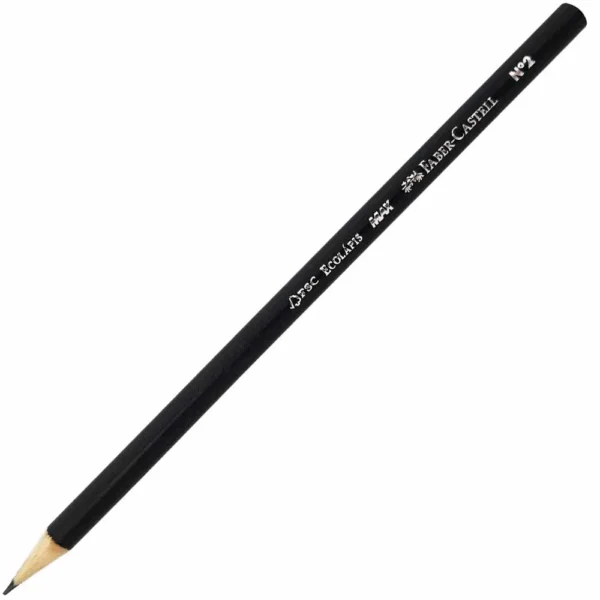 LÁPIS DE ESCREVER FABER CASTELL COM BORRACHA