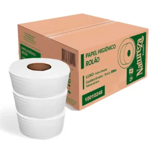 PAPEL HIGIÊNICO BOBINA FOLHA SIMPLES NATUREZA