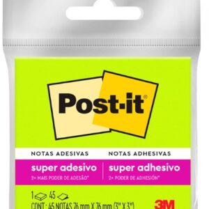 POSTIT 76X76 VERDE CLARO 3M